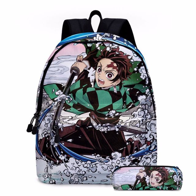 Sac avec Trousse Demon Slayer Tanjiro