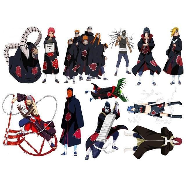 Pack de Stickers Akatsuki