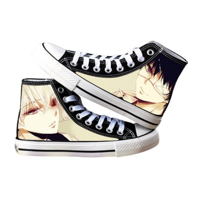 Chaussures Fermées Ken Kaneki Tokyo Ghoul Baskets Converses Sneakers Adulte Homme Femme