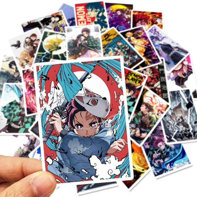 Autocollants Demon Slayer 50 Pièces