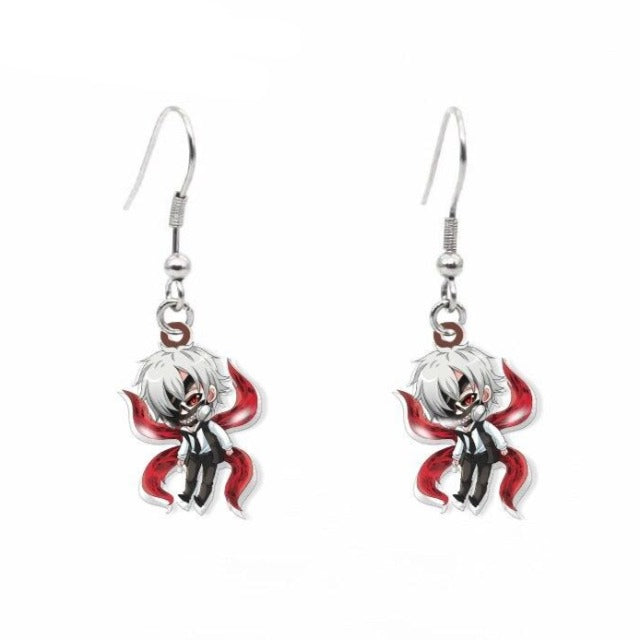 Boucles d'Oreilles Tokyo Ghoul Kaneki