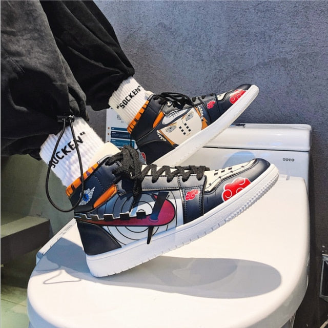 Sneakers Pain Fermées Baskets Sneakers Homme Femme Adulte Manga Naruto
