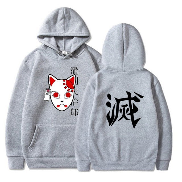 Demon Slayer Manga Hoodie Conjuring Maske Erwachsene Männer Frauen Langarm