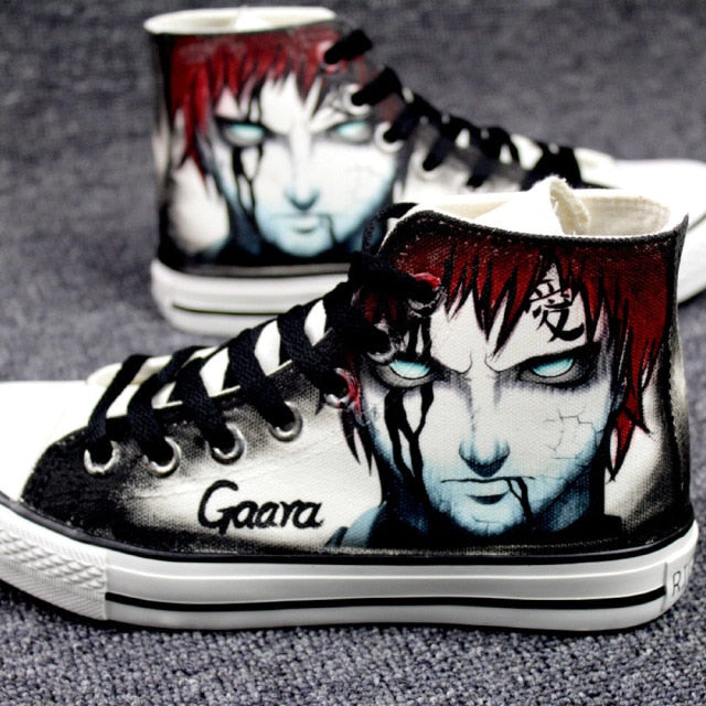 Gaara Desert Shoes Converse Cerrado Naruto Zapatillas Zapatillas Hombre Mujer Adulto