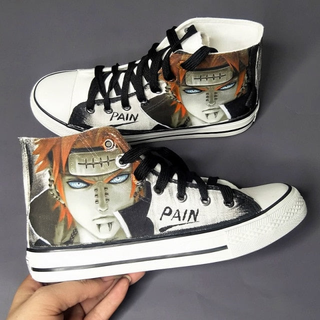Scarpe da pane Converse chiuse Scarpe da ginnastica Naruto Scarpe da ginnastica Uomo Donna Adulto