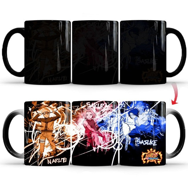 Mug Thermoréactif Sakura Naruto Sasuke