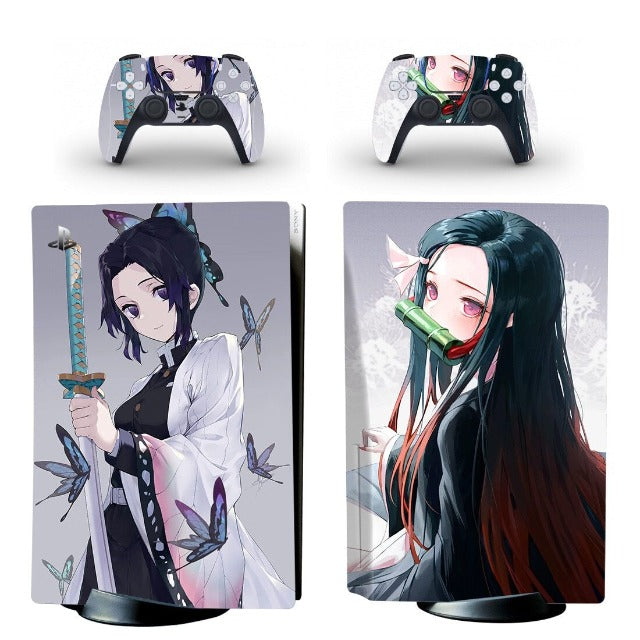 Sticker PS5 Demon Slayer Shinobu &amp; Nezuko