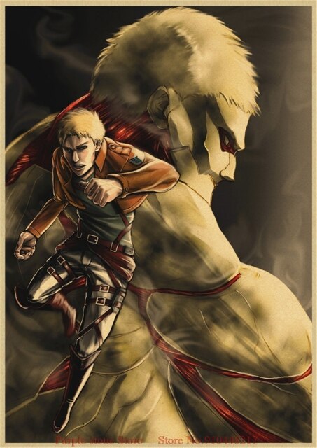 Poster Reiner Titan Cuirassé Attaque des Titans