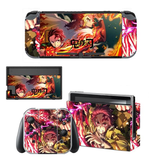 Sticker Nintendo Switch Demon Slayer Tanjiro &amp; Kyōjurō