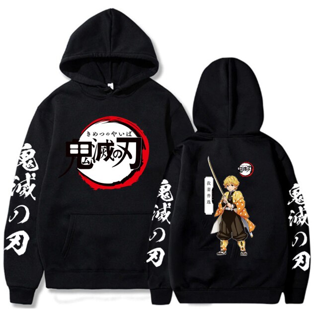Sweat Demon Slayer Zenitsu noir