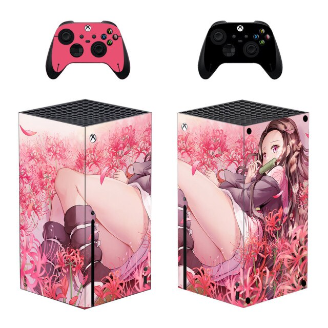 Autocollant XboX Series X Demon Slayer