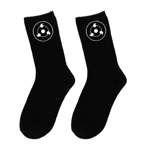 Sharingan Manga Naruto Original Calcetines Altos Hombres Mujeres Adultos
