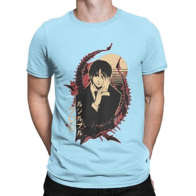 T-shirt Kuroro Manga Hunter x Hunter Floqué Adulte Homme Femme Courtes Manches