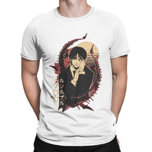 T-shirt Kuroro Manga Hunter x Hunter Floqué Adulte Homme Femme Courtes Manches