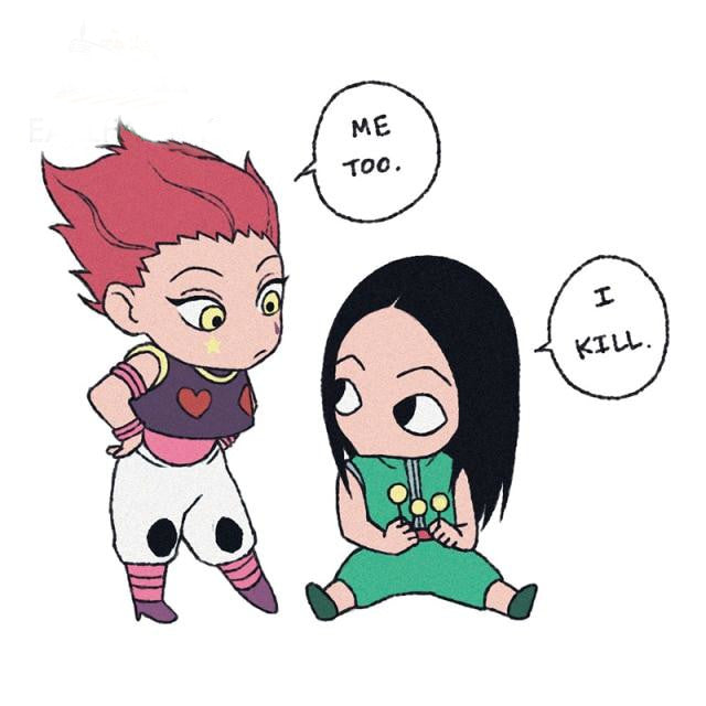 Hisoka und Illumi HxH Sticker