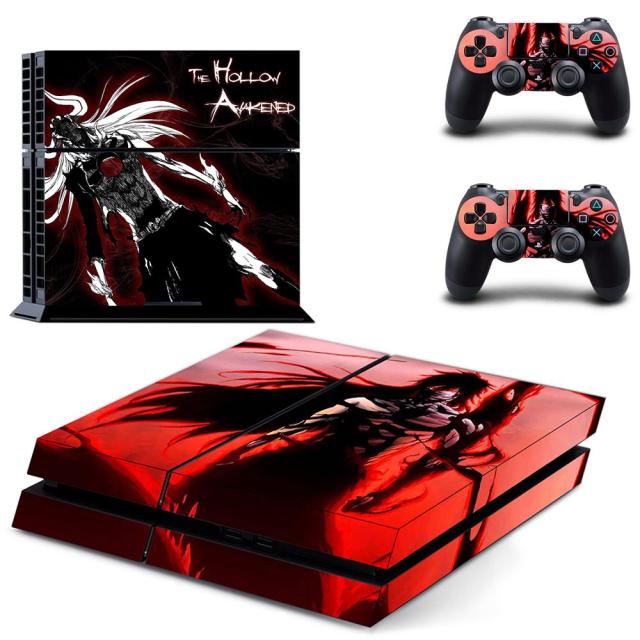 Sticker PS4 Bleach "Hollow Awakened" Autocollant Playstation Console &amp; Manette