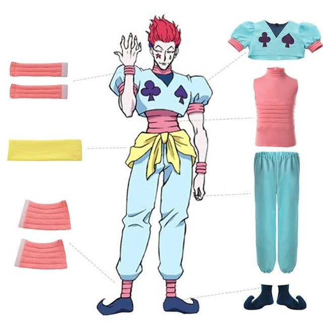 Hisoka Cosplay Hunter x Hunter Komplettes Kostüm