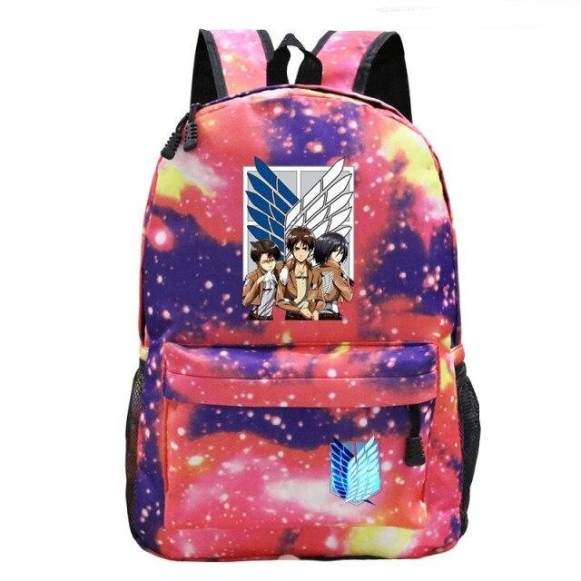 Cartable Eren Mikasa Levi Attaque des Titans