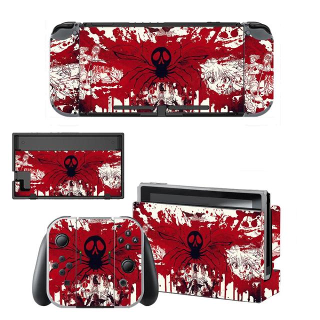 Sticker Nintendo Switch "Araignée Brigade Fantôme" Hunter x Hunter Autocollant Console &amp; Manette