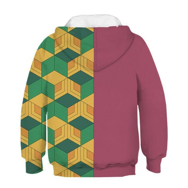 Demon Slayer Giyu Kinder-Sweatshirt für Jungen und Mädchen