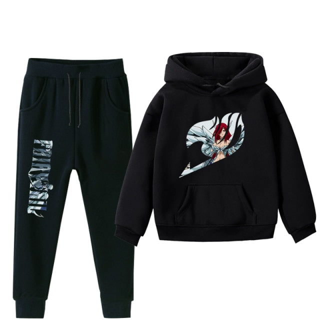 Ensemble Sweat &amp; Pantalon Enfant Fairy Tail noir