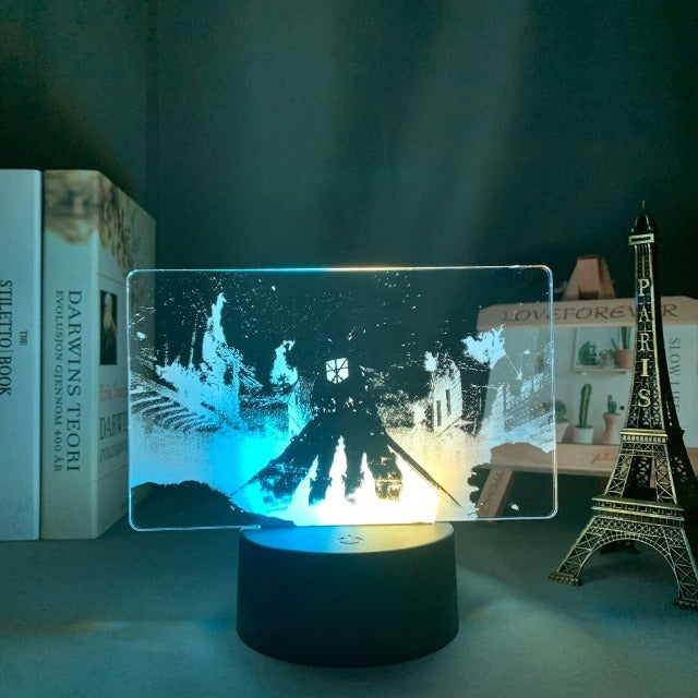 Lampada di Eren Shiganshina Attacco a Titano