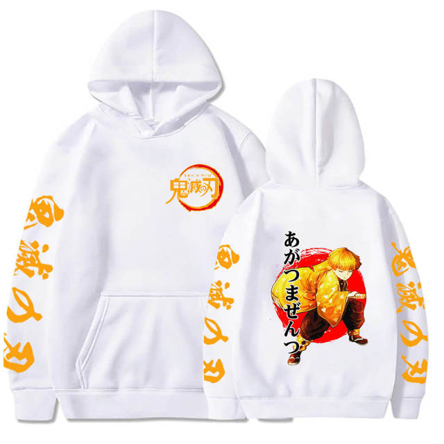 Pull Zenitsu Souffle de la Foudre blanc