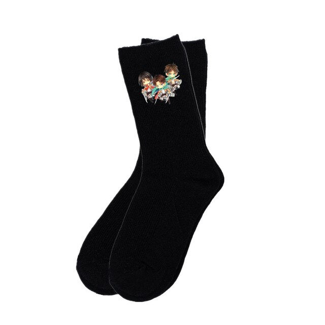 Eren Mikasa Levi Angriff auf Titan Socken
