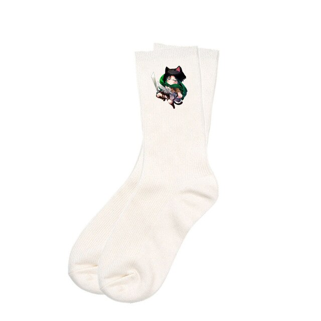 Chaussettes Livaï Ackerman Attaque des Titans