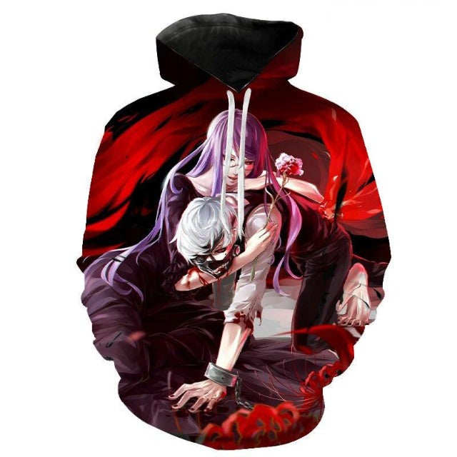 Rize &amp; Ken Kaneki Tokyo Ghoul Kinder Sweatshirt Jungen Mädchen Pullover