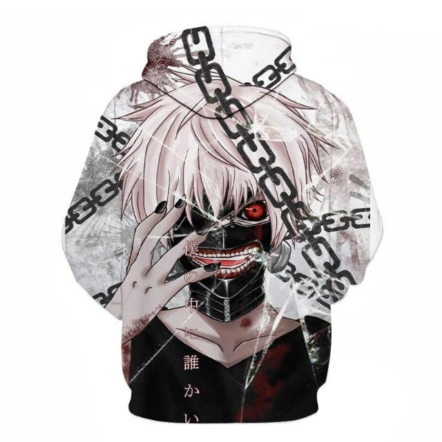 Kinder Sweatshirt Ken Kaneki Ketten Pullover Junge Mädchen