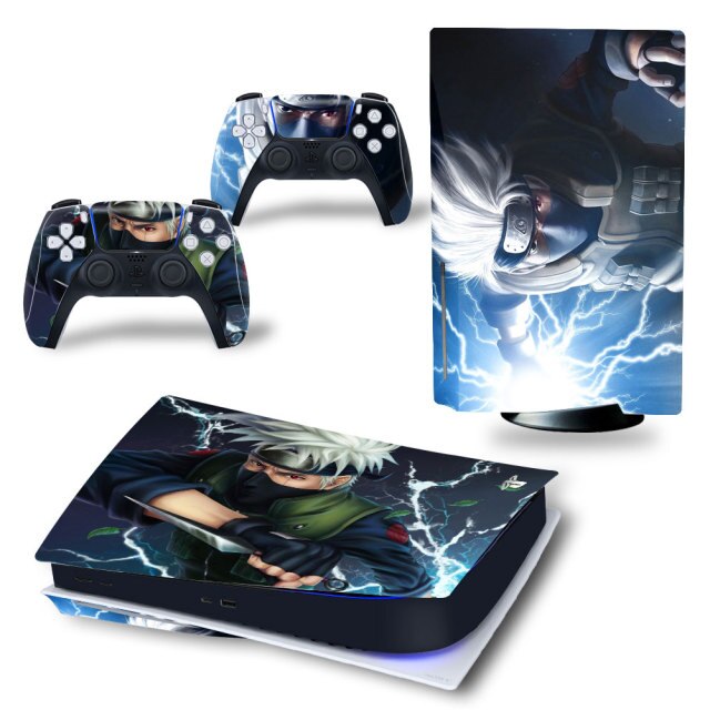 Sticker PS5 "Kakashi Hatake" Naruto Console &amp; Manette