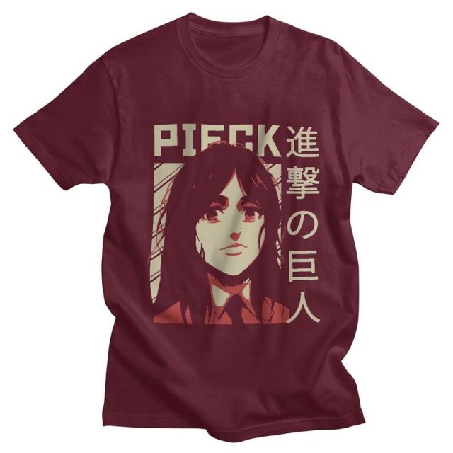 T-Shirt Maglietta L'Attacco dei Giganti Pieck