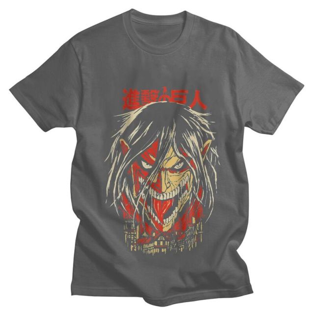 T-Shirt Maglietta L'Attacco dei Giganti Eren Gigante