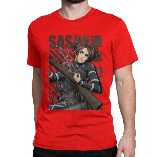 T-Shirt Maglietta L'Attacco dei Giganti Sasha Stagione 4