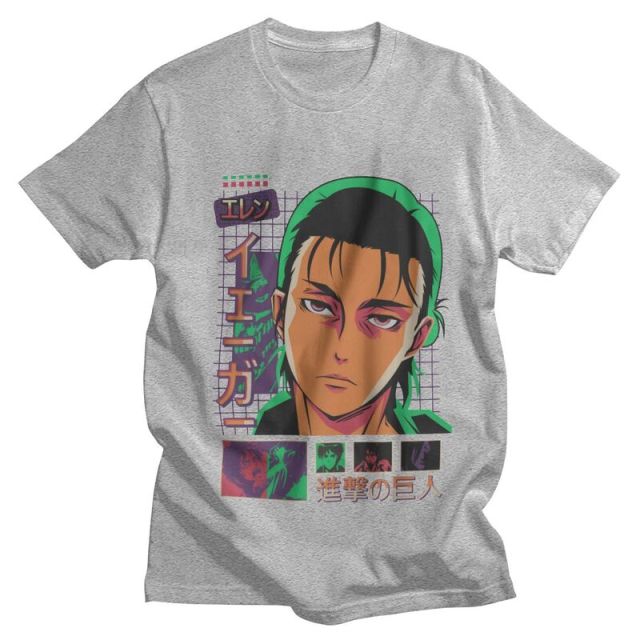 T-Shirt Maglietta L'Attacco dei Giganti Eren Stagione 4