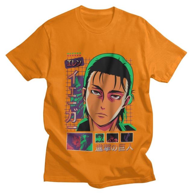 T-Shirt Maglietta L'Attacco dei Giganti Eren Stagione 4