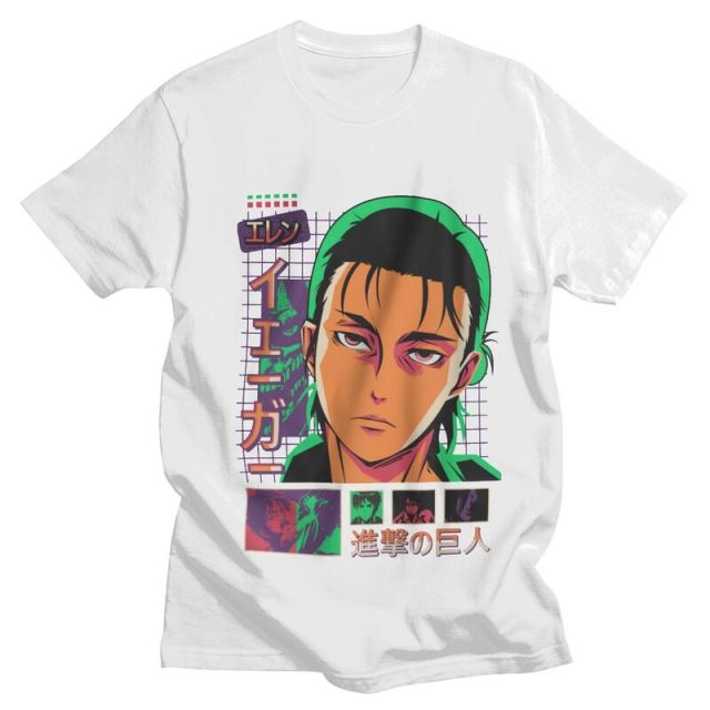 T-Shirt Maglietta L'Attacco dei Giganti Eren Stagione 4