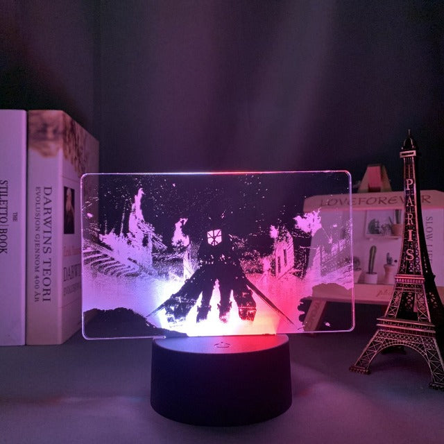 Lampada di Eren Shiganshina Attacco a Titano