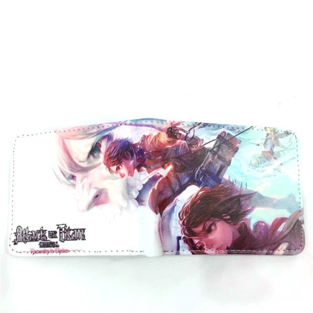 Portefeuille Eren x Mikasa Attaque des Titans