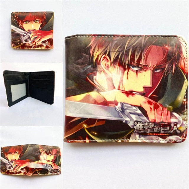 Portefeuille Levi Ackerman Attaque des Titans