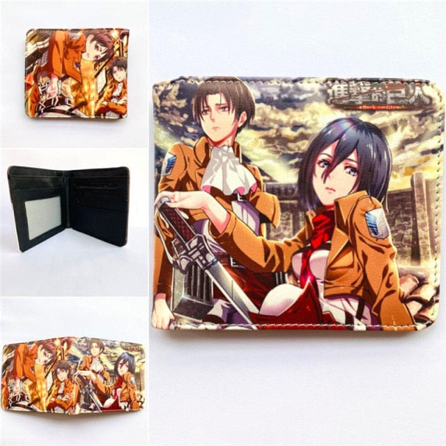 Mikasa &amp;amp; Levi Attack on Titan Geldbörse