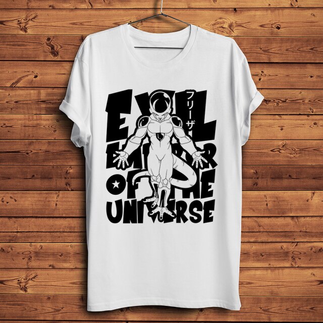 T-Shirt Maglietta Dragon Ball Freezer Bianco