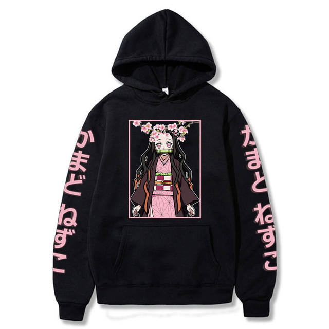 Pull Demon Slayer Nezuko noir