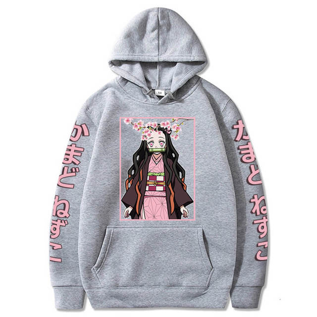 Pull Demon Slayer Nezuko gris