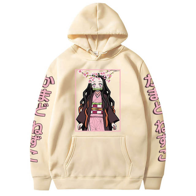 Demon Slayer Nezuko Pullover Erwachsene Männer Frauen Langarm