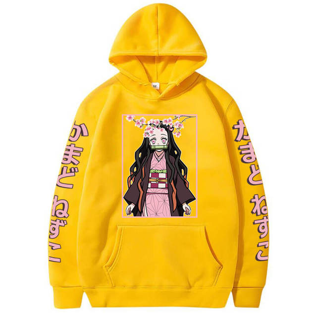 Demon Slayer Nezuko Pullover Erwachsene Männer Frauen Langarm