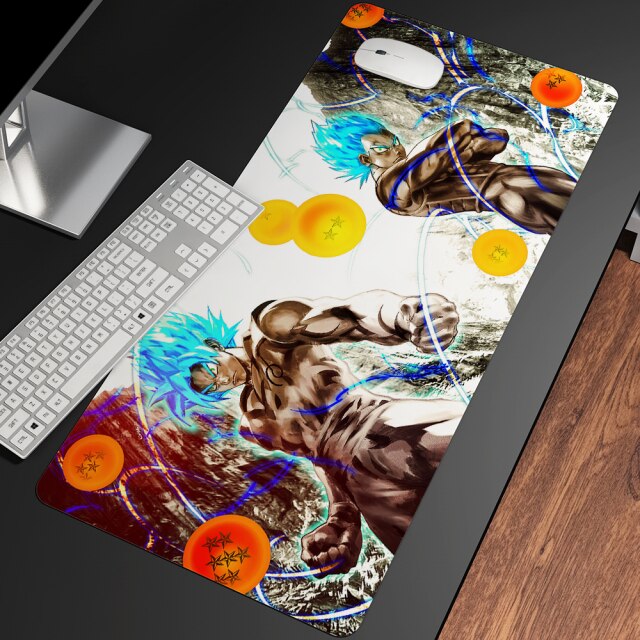 Tapis de Souris Goku et Vegeta SSJ Blue Dragon Ball