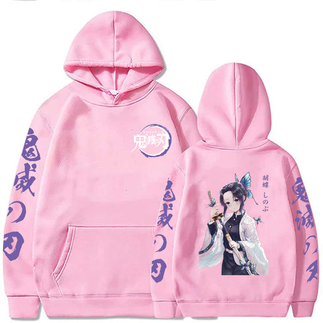Sweat Shinobu Kocho Demon Slayer Adulte Homme Femme Manches Longues
