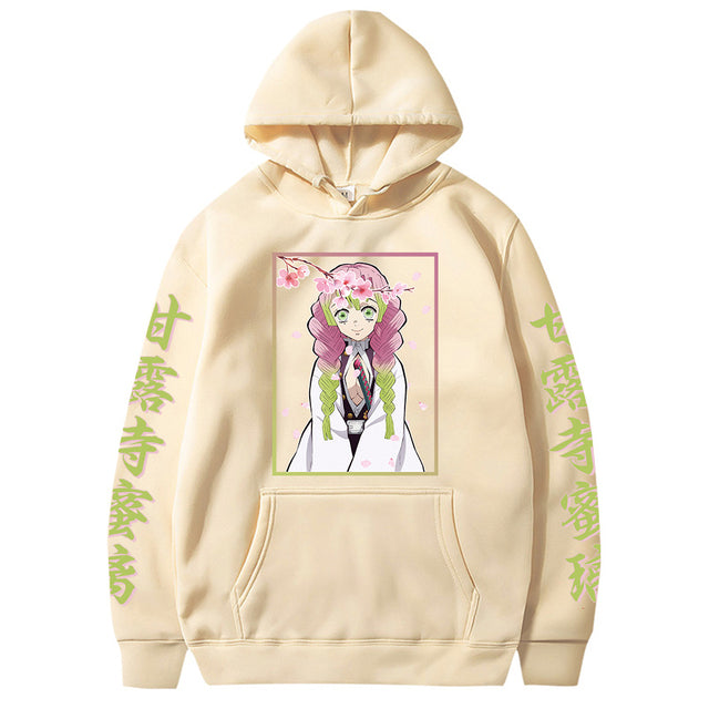 Sweat à Capuche Demon Slayer Mitsuri Adulte Homme Femme Manches Longues